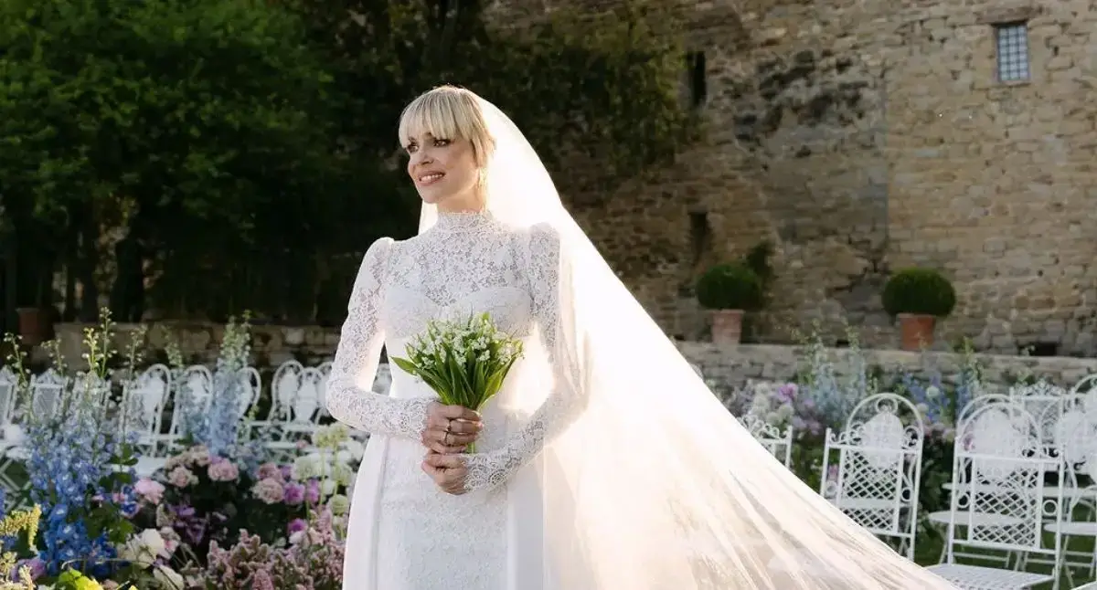 Micaela Ramazzotti: nozze bucoliche in Umbria al castello di Rosciano