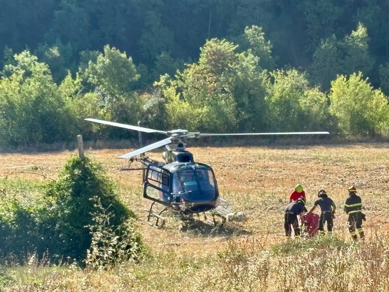Sotto controllo l'incendio ad Assisi 