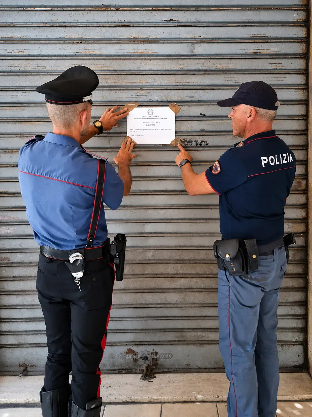 Terni, sospeso locale "recidivo" in Viale Brin. Tra i clienti abituali pregiudicati per gravi reati