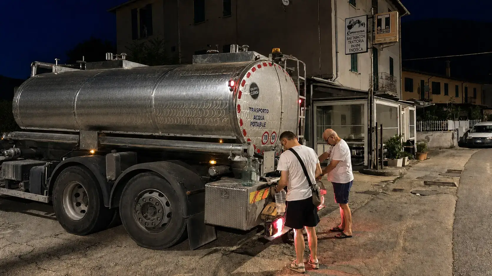Guasto alla tubatura di Pentima, due autobotti a disposizione per i cali idrici