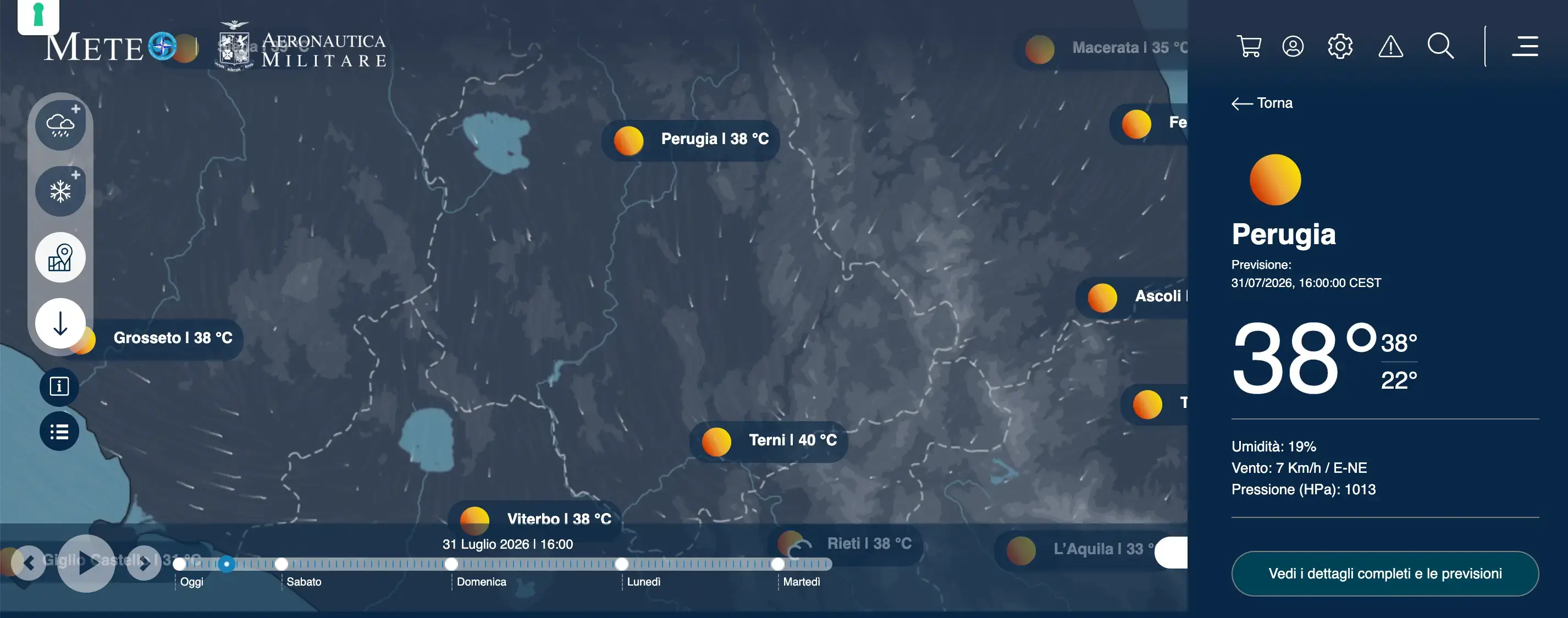 Ondata di caldo africano in Umbria: temperature record e consigli per affrontare l'emergenza