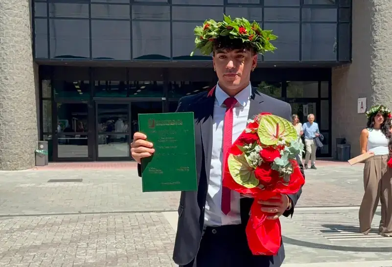 Domenico Manna si laurea in Economia e Management: ora la magistrale e il sogno di aprire un ristorante