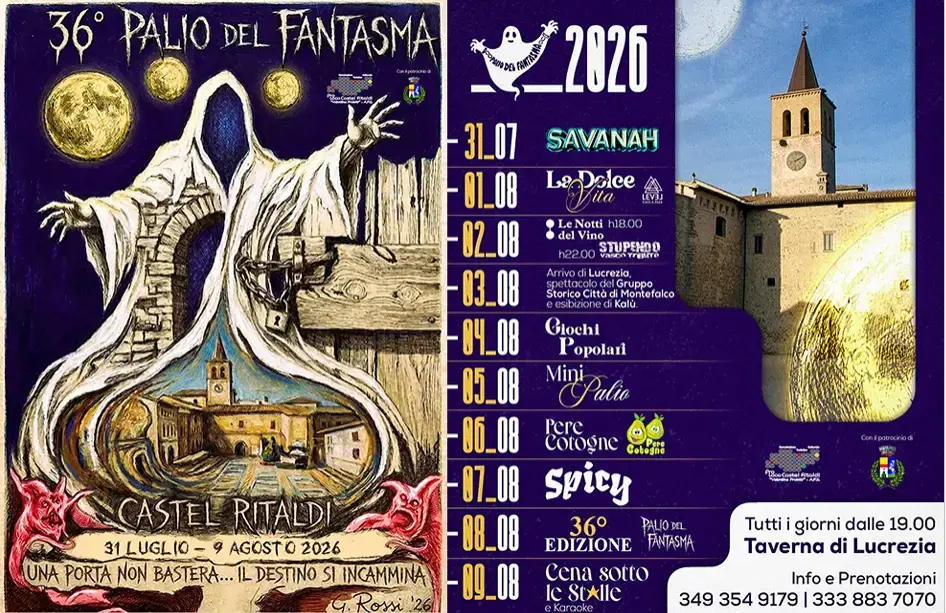 Al via a Castel Ritaldi il 36° Palio del Fantasma - il programma