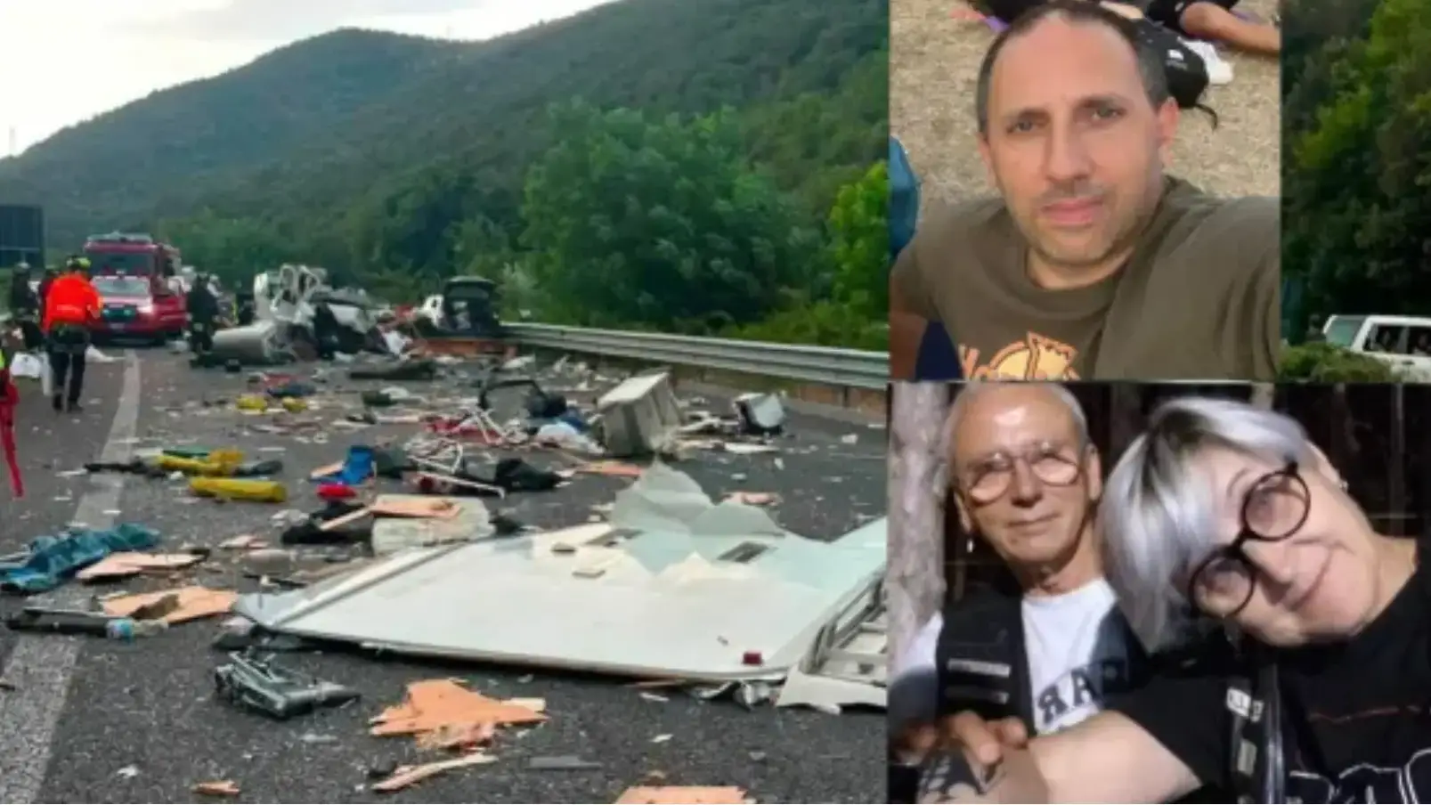 L'ultimo saluto a Colasanti e Romualdi, due delle vittime dell'incidente sulla Terni-Rieti