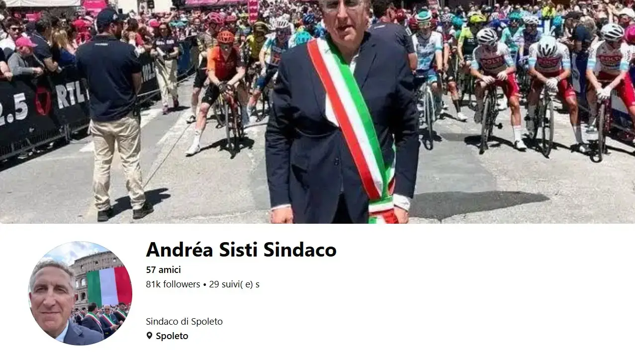 Furto di identità, finto profilo del sindaco di Spoleto