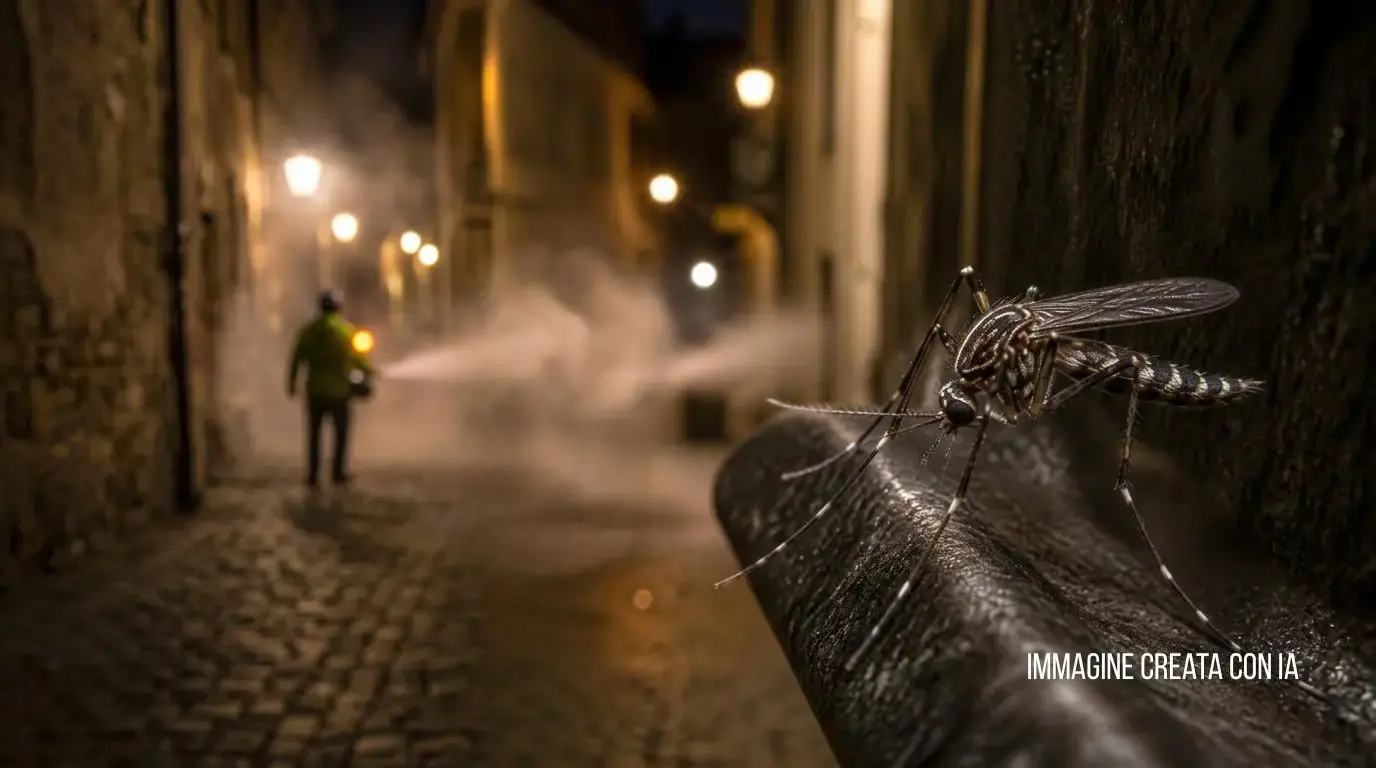 Spoleto, disinfestazione: sospetto caso dengue importato