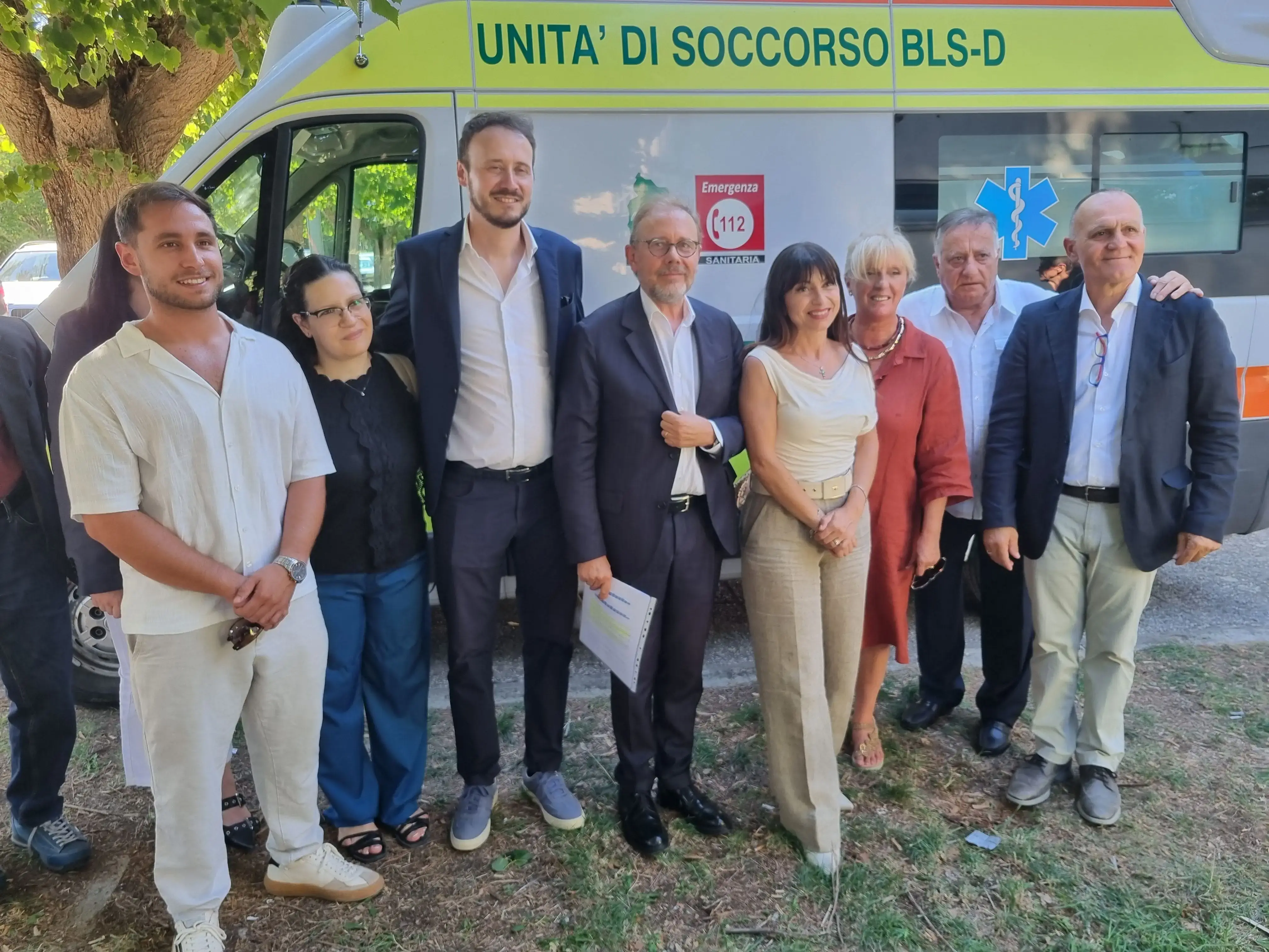 A Ferentillo potenziato il 118 con postazione attiva h24. Nuova ambulanza a Terni