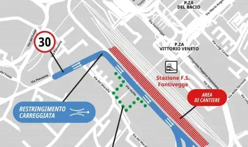 Brt, chiusure notturne di via Sicilia