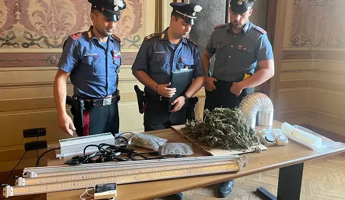 In auto droga sotto il sedile, a casa una serra indoor per la marijuana | Arrestato 30enne